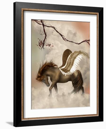 Pegasus-justdd-Framed Art Print