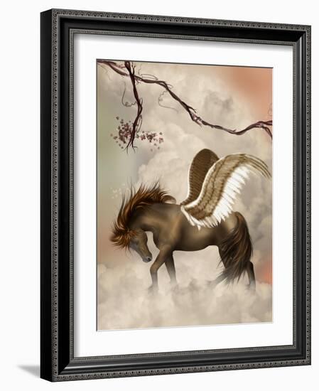 Pegasus-justdd-Framed Art Print