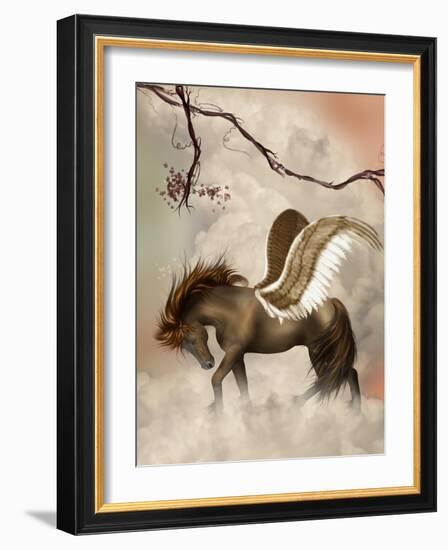 Pegasus-justdd-Framed Art Print