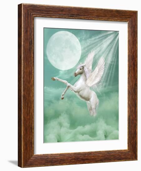 Pegasus-justdd-Framed Art Print