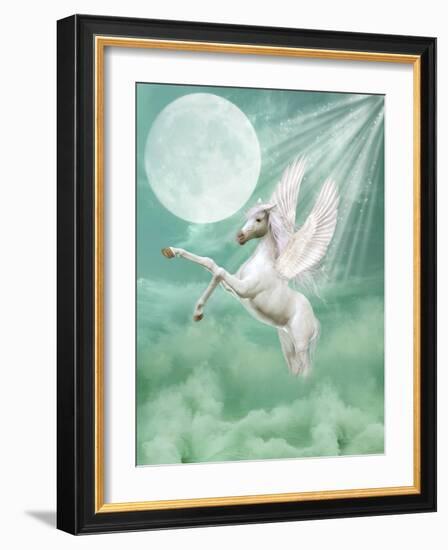 Pegasus-justdd-Framed Art Print