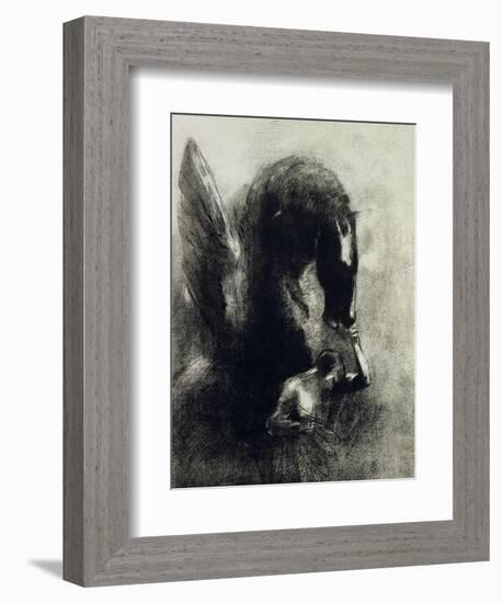 Pegasus-Odilon Redon-Framed Giclee Print