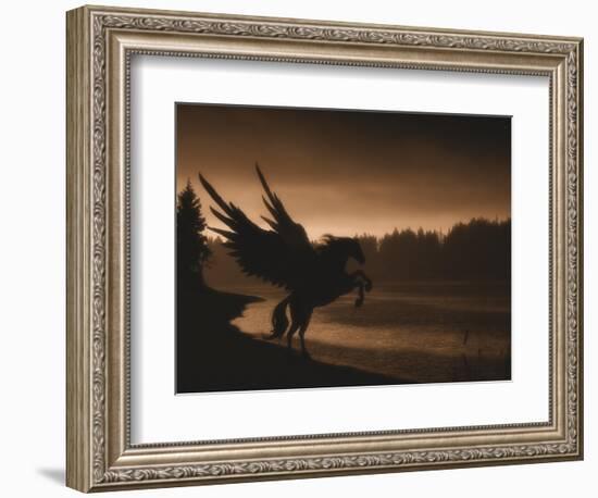 Pegasus-Julie Fain-Framed Art Print