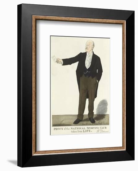 Peggy of the National Sporting Club-George Belcher-Framed Premium Giclee Print