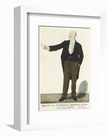 Peggy of the National Sporting Club-George Belcher-Framed Premium Giclee Print