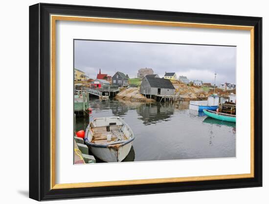 Peggy's Cove - Fishing Village-null-Framed Art Print