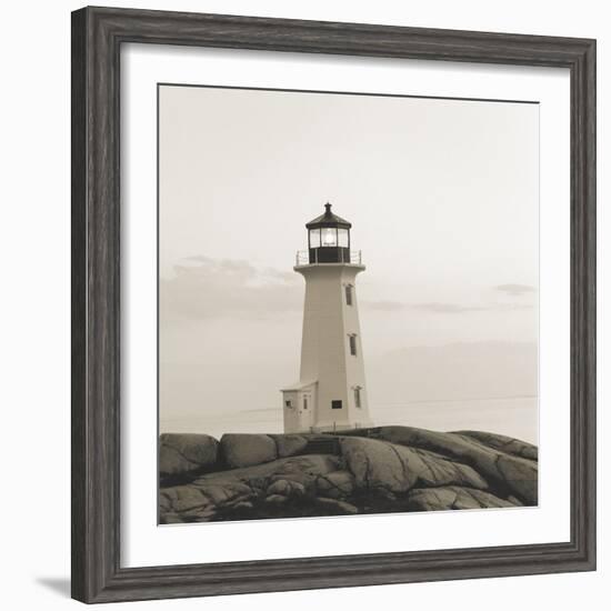 Peggy's Cove Light-Michael Kahn-Framed Giclee Print