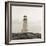 Peggy's Cove Light-Michael Kahn-Framed Giclee Print