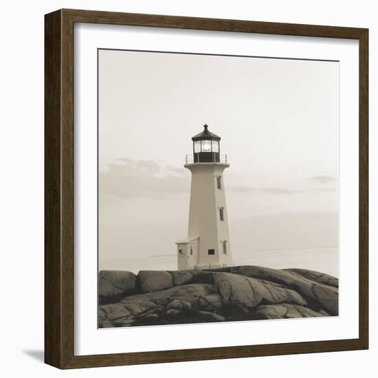 Peggy's Cove Light-Michael Kahn-Framed Giclee Print