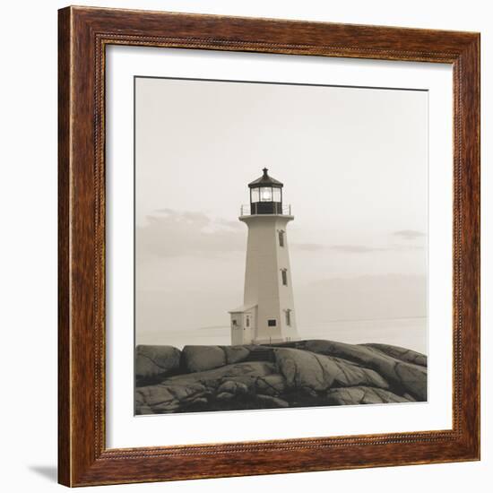 Peggy's Cove Light-Michael Kahn-Framed Giclee Print