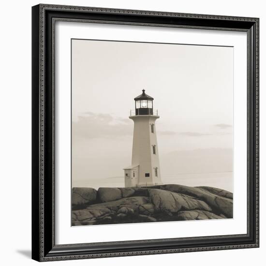 Peggy's Cove Light-Michael Kahn-Framed Giclee Print