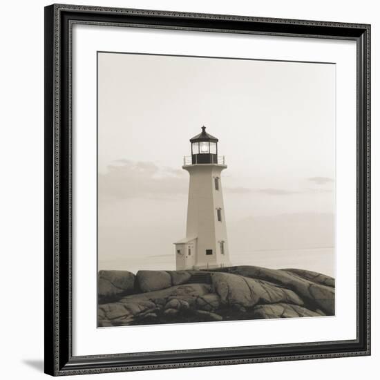 Peggy's Cove Light-Michael Kahn-Framed Giclee Print