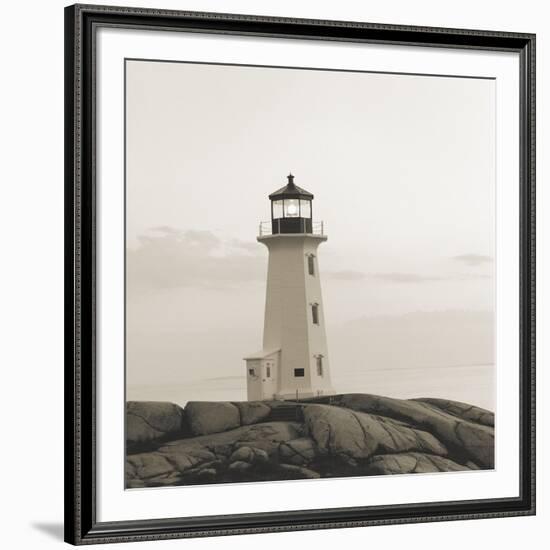 Peggy's Cove Light-Michael Kahn-Framed Art Print