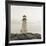 Peggy's Cove Light-Michael Kahn-Framed Art Print