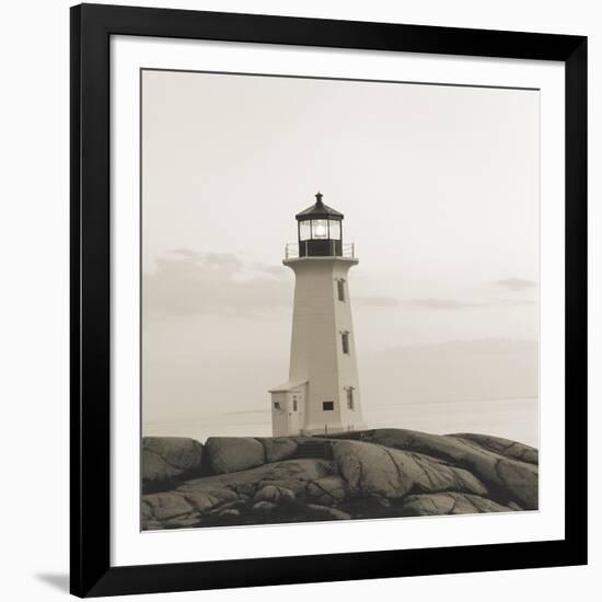 Peggy's Cove Light-Michael Kahn-Framed Art Print