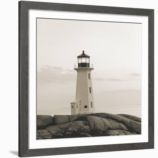 Peggy's Cove Light-Michael Kahn-Framed Art Print