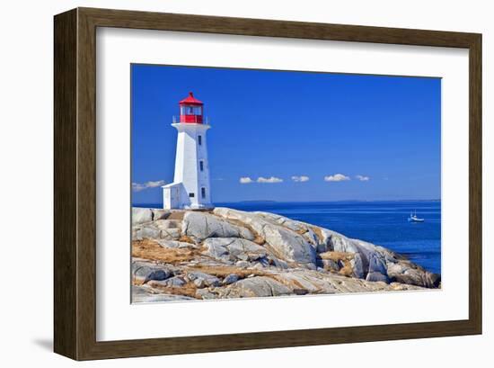 Peggy's Cove Lobster Boat-null-Framed Art Print