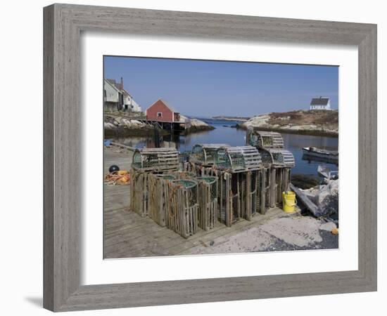 Peggy's Cove, Nova Scotia, Canada, North America-Ethel Davies-Framed Photographic Print