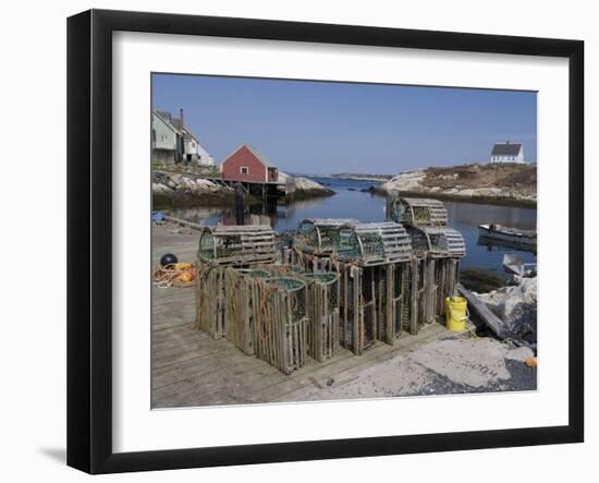 Peggy's Cove, Nova Scotia, Canada, North America-Ethel Davies-Framed Photographic Print