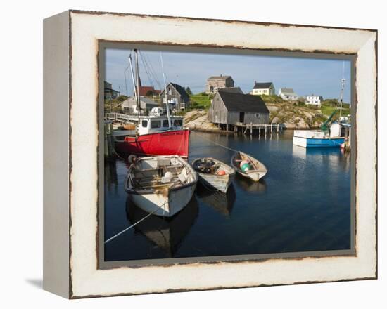 Peggy's Cove, Nova Scotia, Canada, North America-Michael DeFreitas-Framed Premier Image Canvas