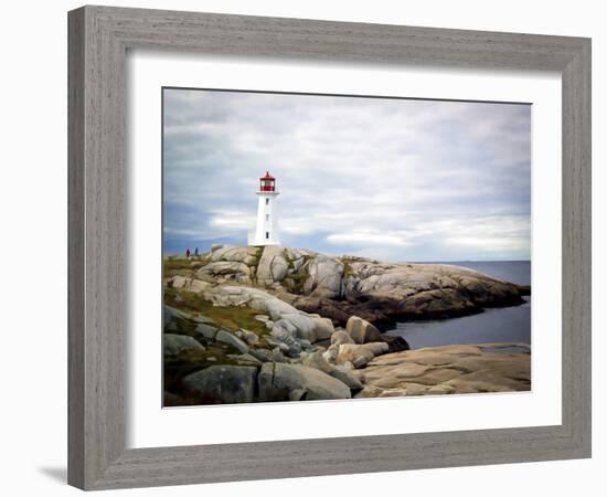 Peggy's Cove, NS-J.D. Mcfarlan-Framed Photographic Print