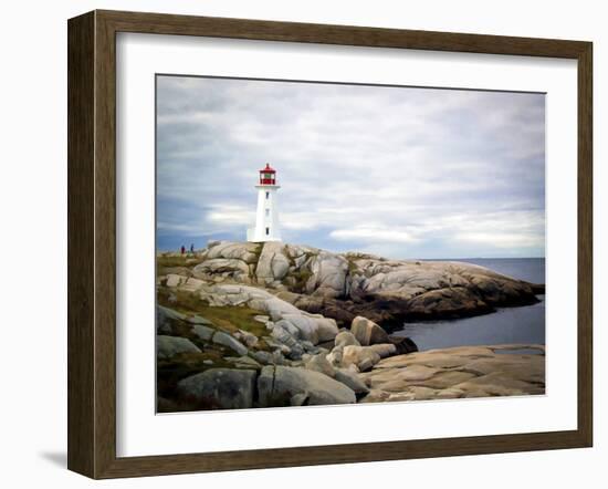 Peggy's Cove, NS-J.D. Mcfarlan-Framed Photographic Print