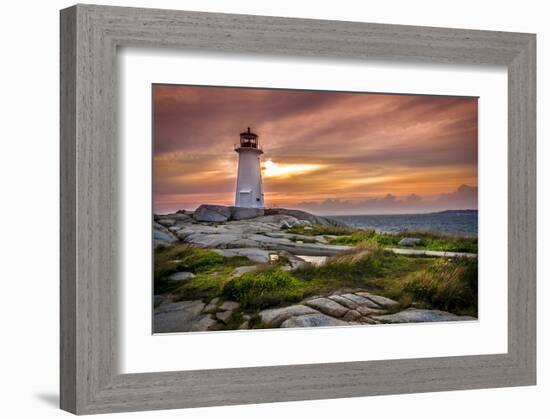 Peggy's Cove St. Margarets Bay-null-Framed Art Print