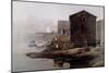 Peggy's Cove-David Knowlton-Mounted Giclee Print