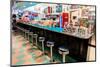 Peggy Sue's Americana Route 66 inspired diner in Yermo, California about eight miles outside of...-Joseph Sohm-Mounted Photographic Print