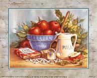 Cookbook and Apples-Peggy Thatch Sibley-Laminated Art Print