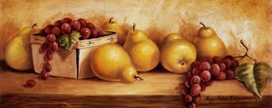 Fruit Panel I-Peggy Thatch Sibley-Mounted Art Print