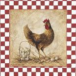 Country Rooster-Peggy Thatch Sibley-Framed Art Print
