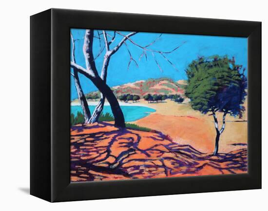 Peguera I, 2021 (acrylic on board)-Paul Powis-Framed Premier Image Canvas