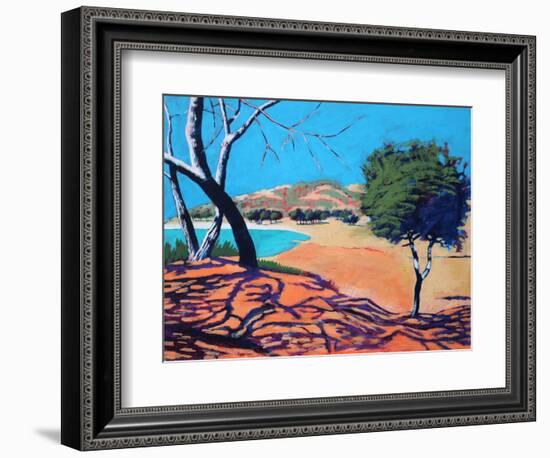 Peguera I, 2021 (acrylic on board)-Paul Powis-Framed Giclee Print