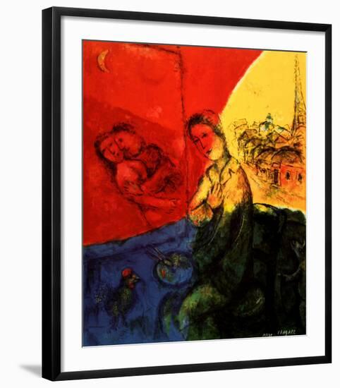 Peintre-Marc Chagall-Framed Art Print