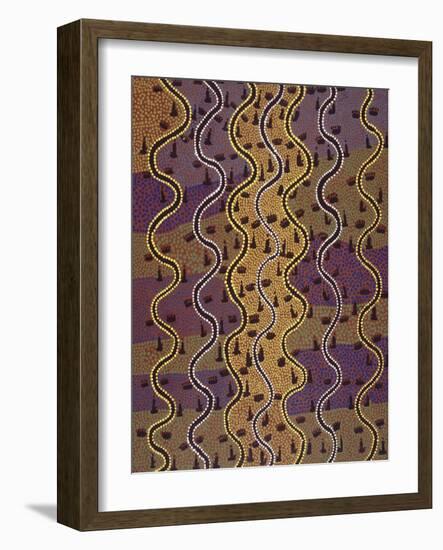 Peinture à points-null-Framed Giclee Print