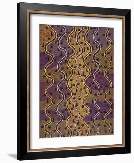 Peinture à points-null-Framed Giclee Print