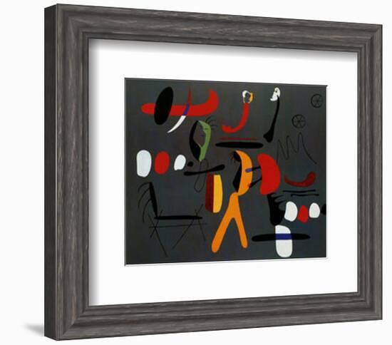 Peinture Collage-Joan Miro-Framed Art Print