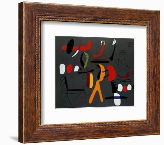 Peinture Collage-Joan Miro-Framed Art Print