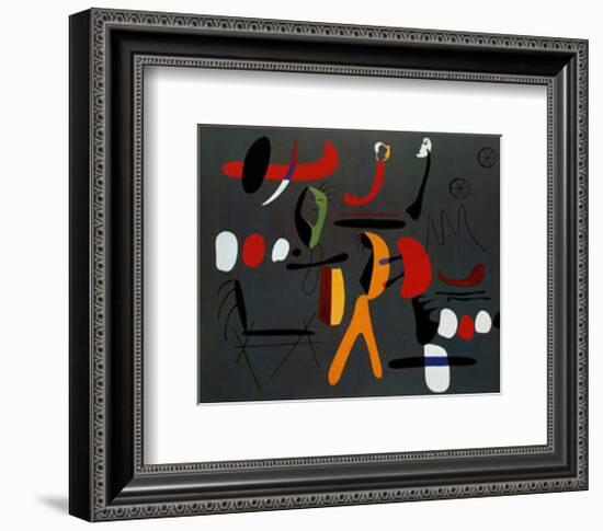 Peinture Collage-Joan Miro-Framed Art Print