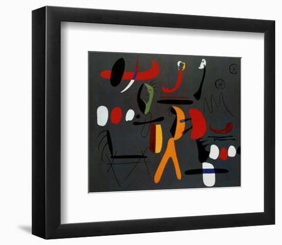 Peinture Collage-Joan Miro-Framed Art Print