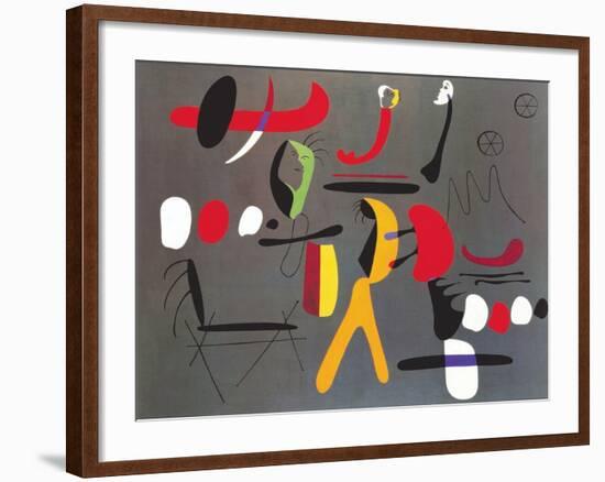 Peinture Collage-Joan Miro-Framed Art Print