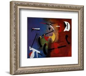 Peinture Composition-Joan Miro-Framed Art Print