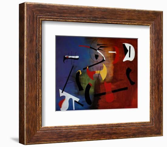 Peinture Composition-Joan Miro-Framed Art Print