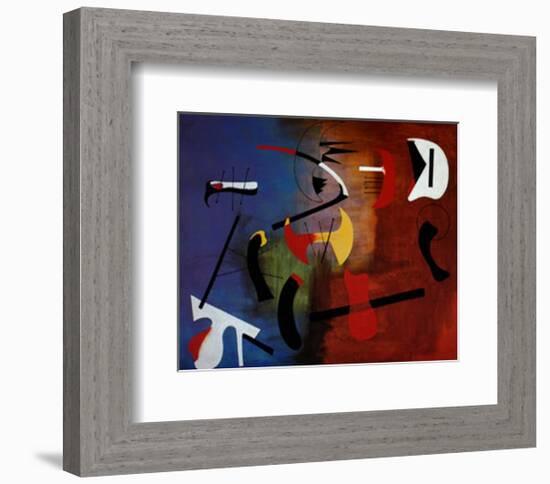 Peinture Composition-Joan Miro-Framed Art Print