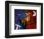 Peinture Composition-Joan Miro-Framed Art Print