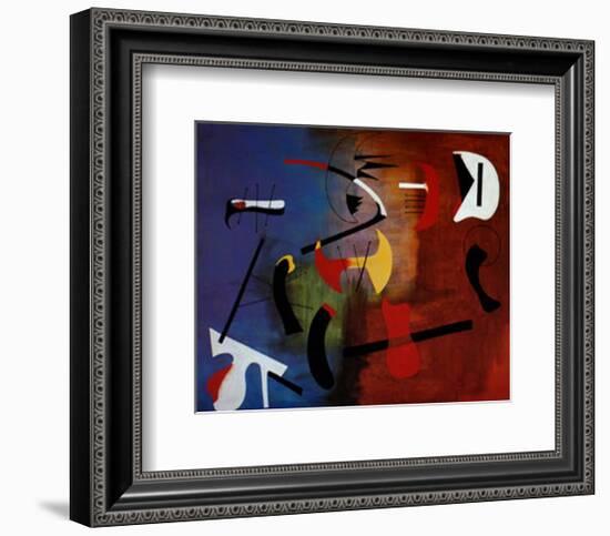 Peinture Composition-Joan Miro-Framed Art Print