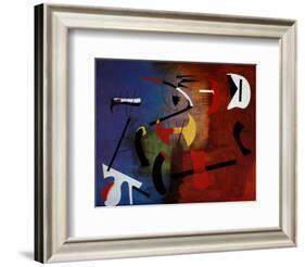 Peinture Composition-Joan Miro-Framed Art Print