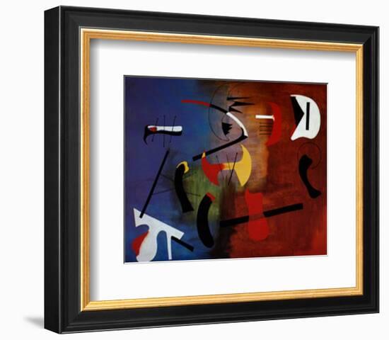 Peinture Composition-Joan Miro-Framed Art Print