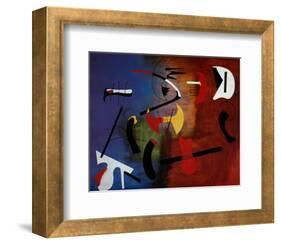 Peinture Composition-Joan Miro-Framed Art Print